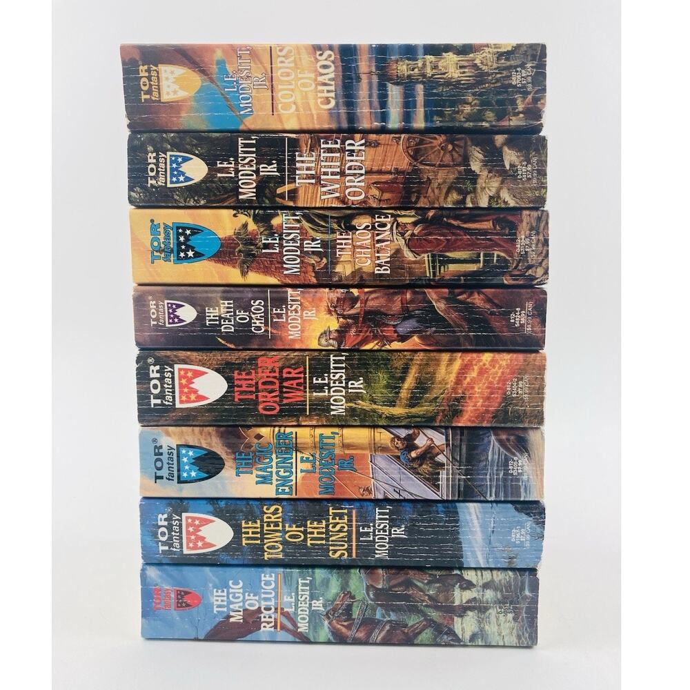 Set Series Lot of 8 Saga of Recluce books by L.E. Modesitt, Jr.